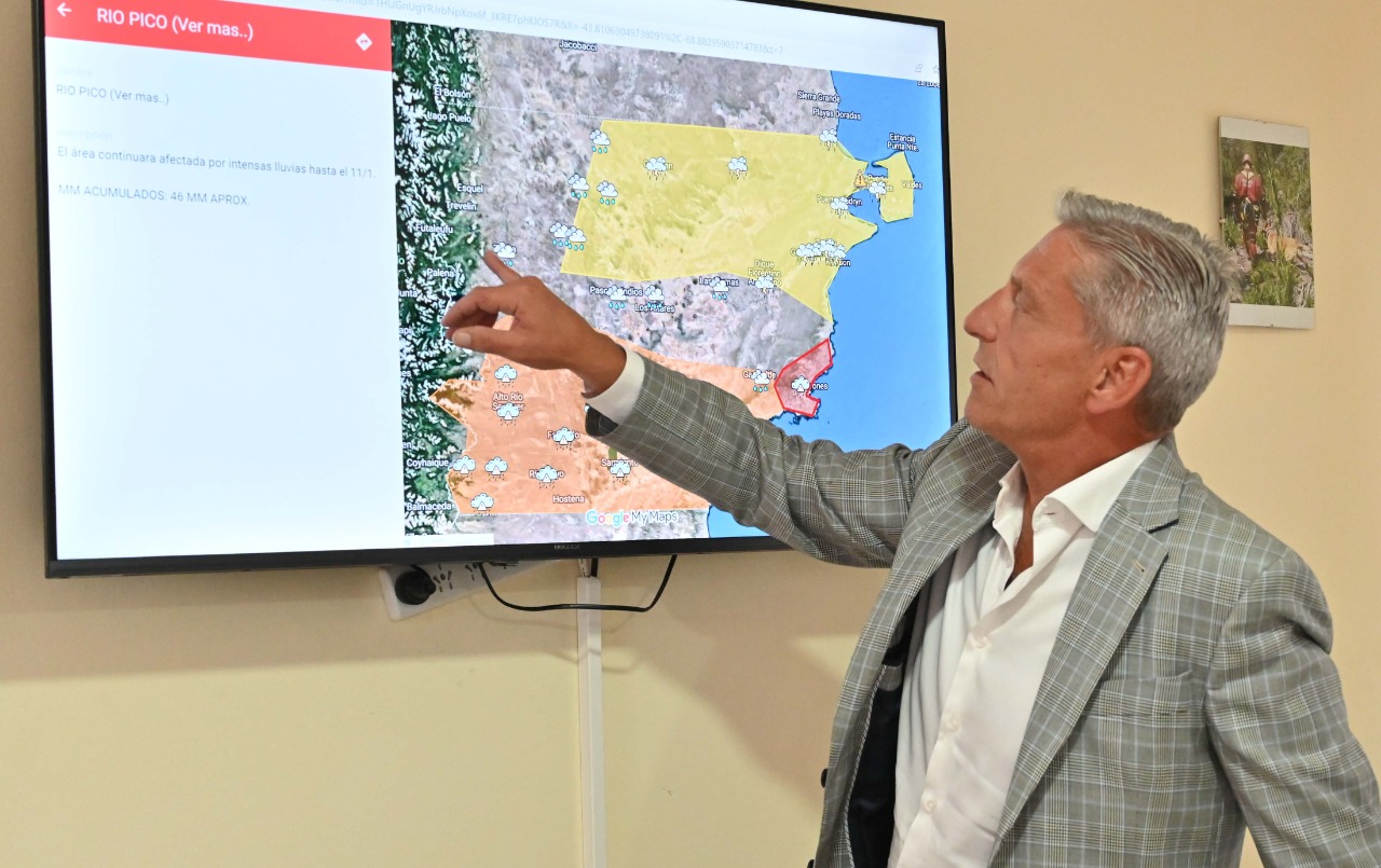 Arcioni analizó el Mapa Situación de la Provincia