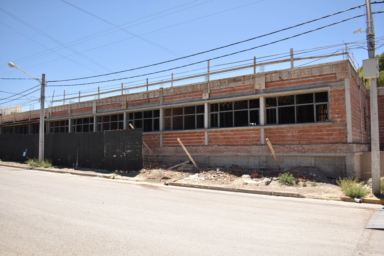 Provincia avanza en la construcción de la Escuela N° 7707 de Puerto Madryn