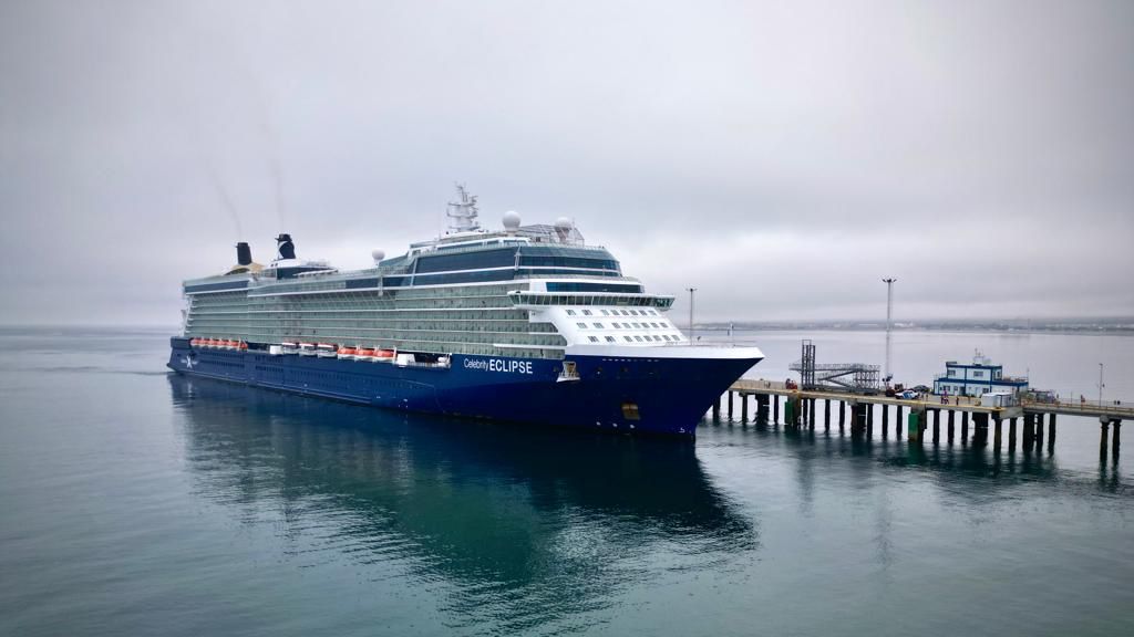 Temporada de Cruceros: Puerto Madryn inicia el año con el crucero más grande