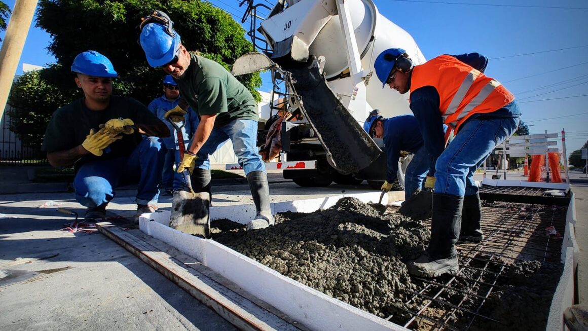 Continúan las obras civiles sobre Lewis Jones
