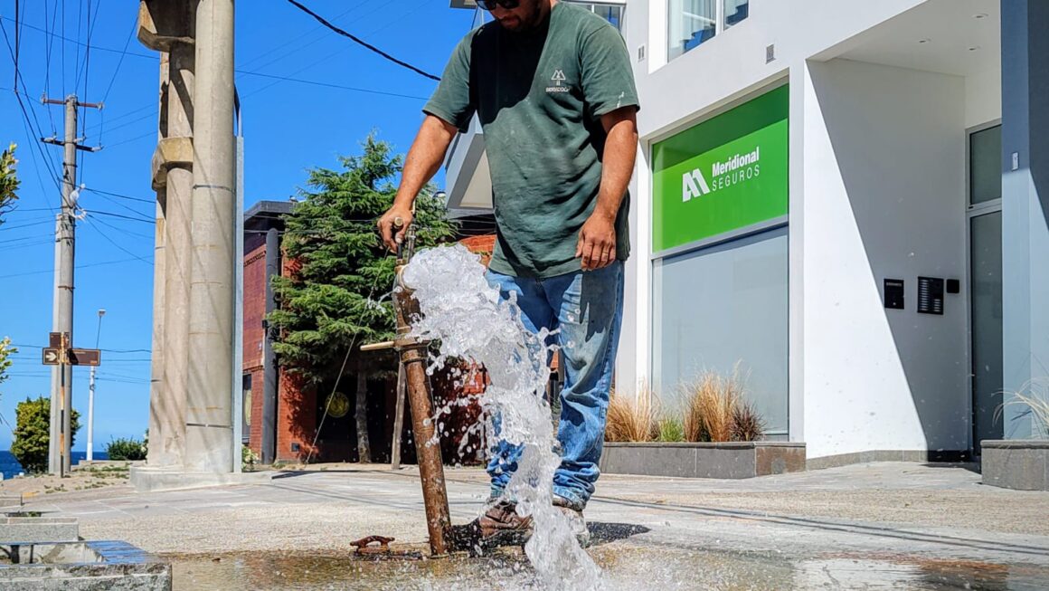 Tareas de purga sobre la red de agua potable