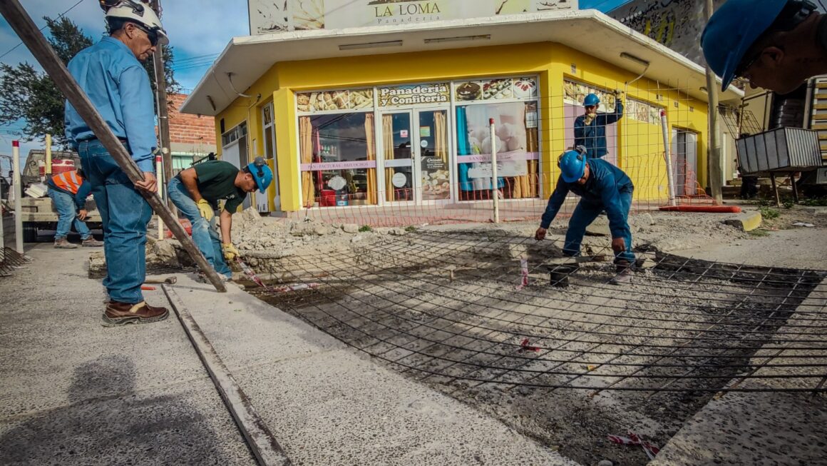 Reconstrucción de pavimento en zona norte