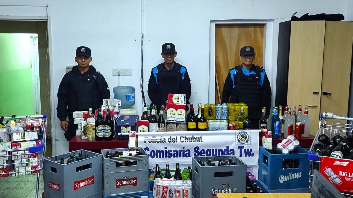 La Policía del Chubut realizó importantes operativos con resultados positivos