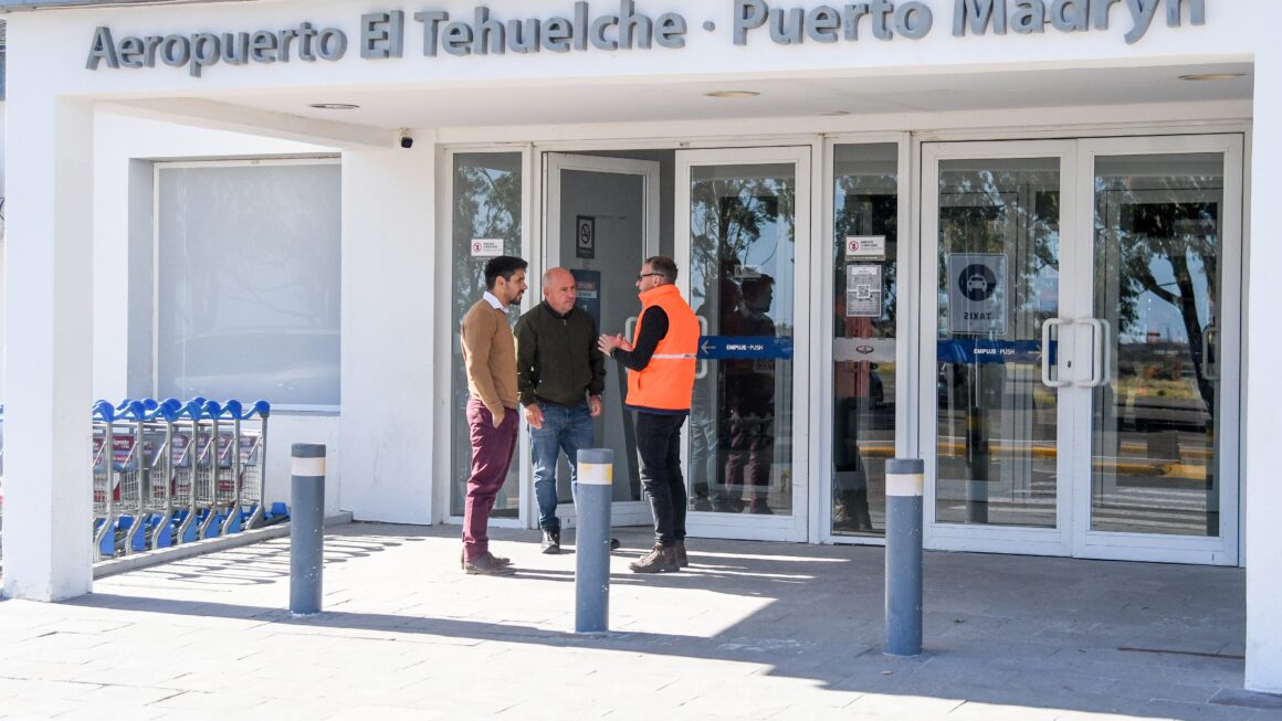 El Intendente Recorrió Las Obras Que Se Están Ejecutando En El Aeropuerto “El Tehuelche”