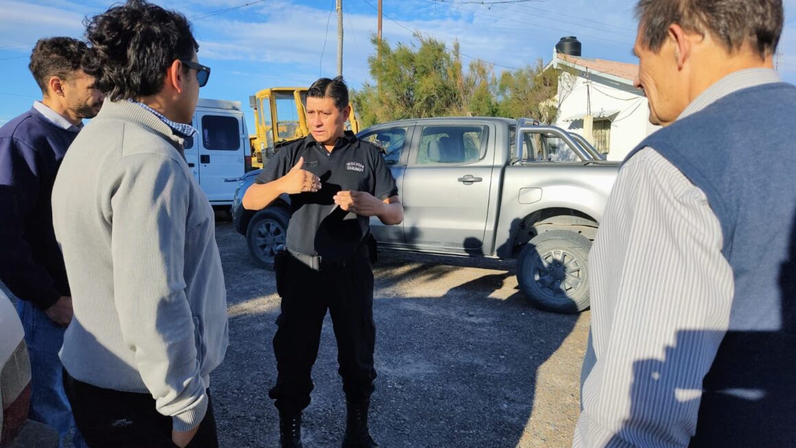 Recorrida por el puesto policial 212 del acceso norte