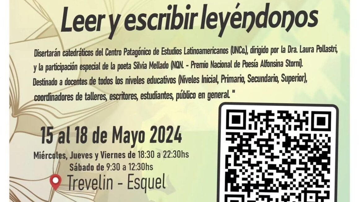 El Gobierno Provincial acompaña las jornadas sobre literatura patagónica “Leer y escribir leyéndonos”