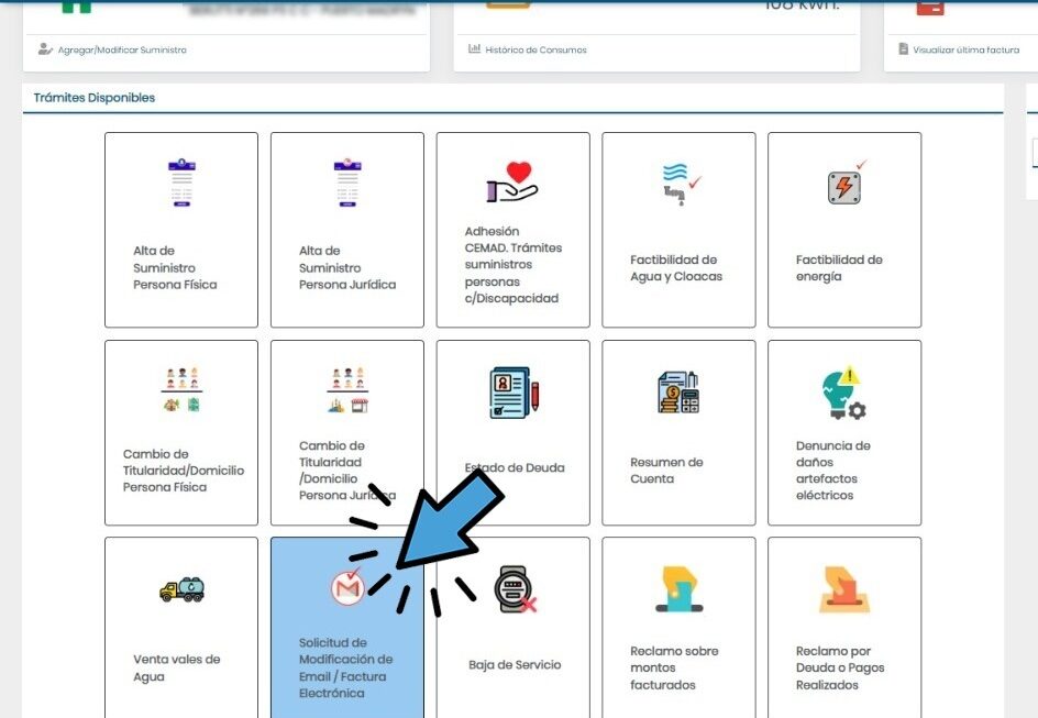 Envío de facturas digitales vía mail.