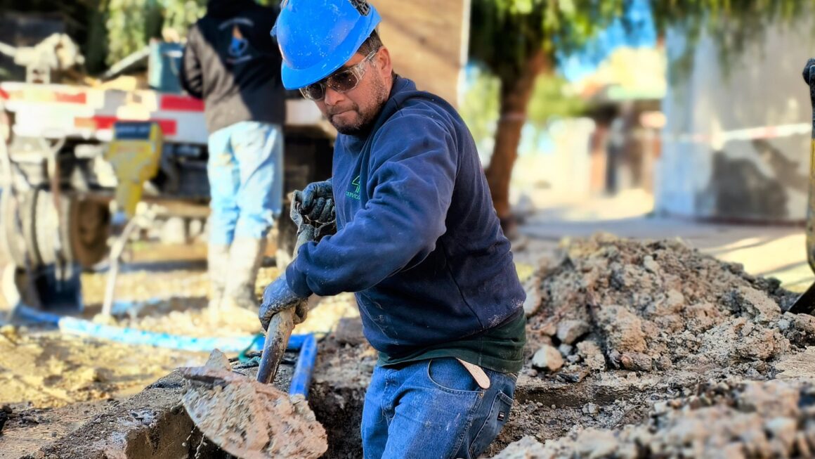 Reparación de cañería maestra de distribución