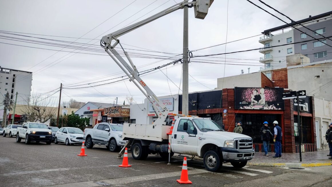 Se normaliza el servicio de energía en la zona céntrica.