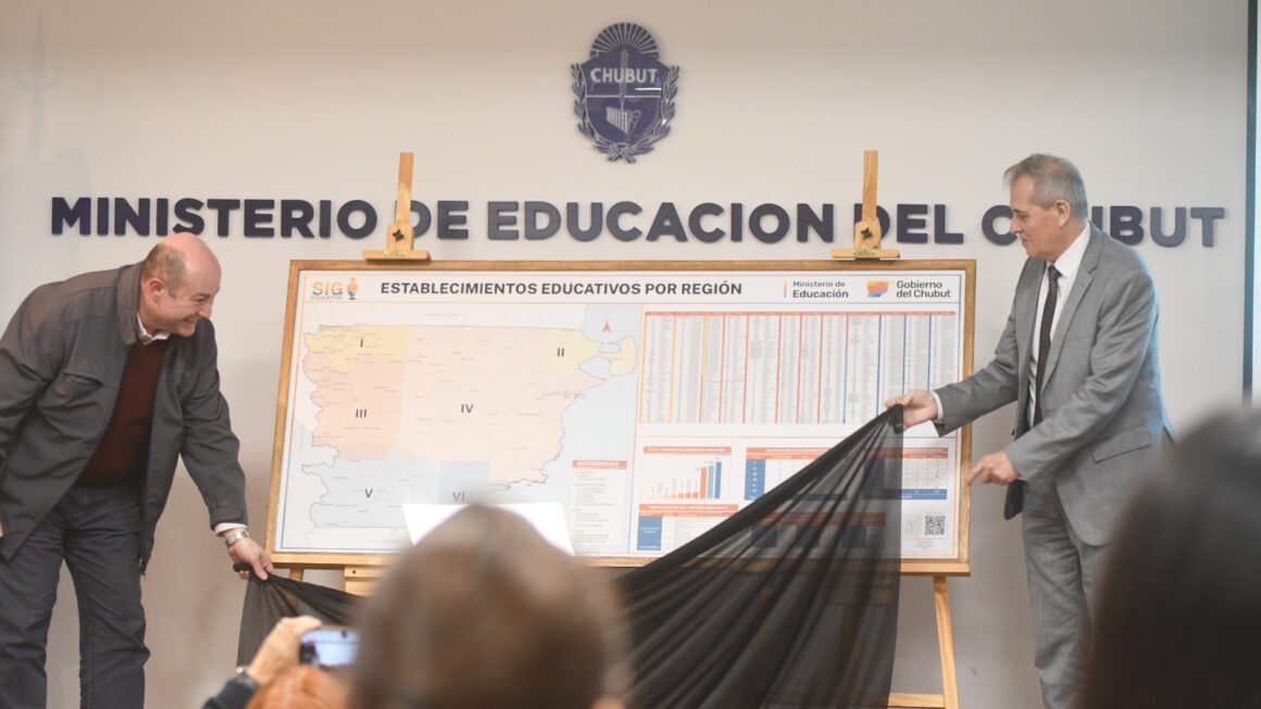 El Gobierno de la Provincia desarrolló proyecto con información de todas las escuelas de Chubut