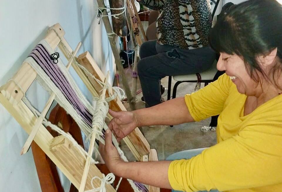 Provincia brindó capacitación sobre Telar Mapuche Laboreado