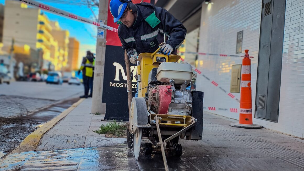 Extensión de red de agua potable en la zona céntrica