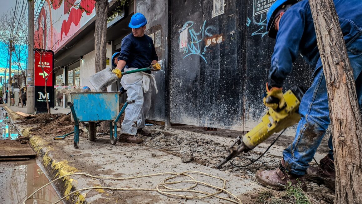 Extensión de Cañería de Agua Potable en zona céntrica.