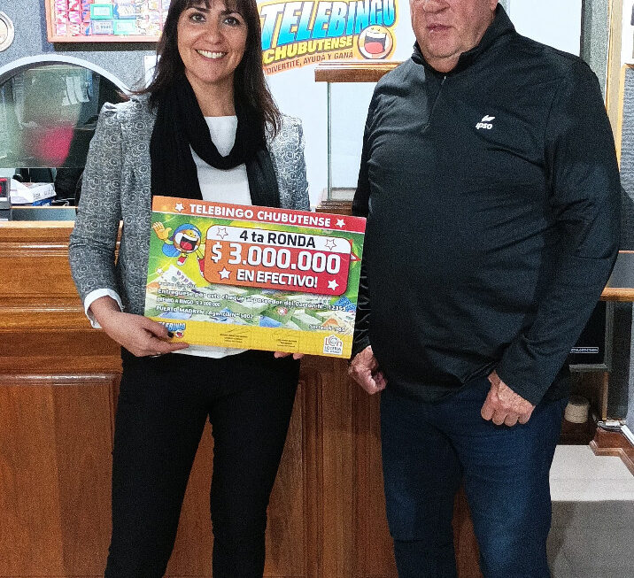 Vecina de Puerto Madryn ganó tres millones del Telebingo