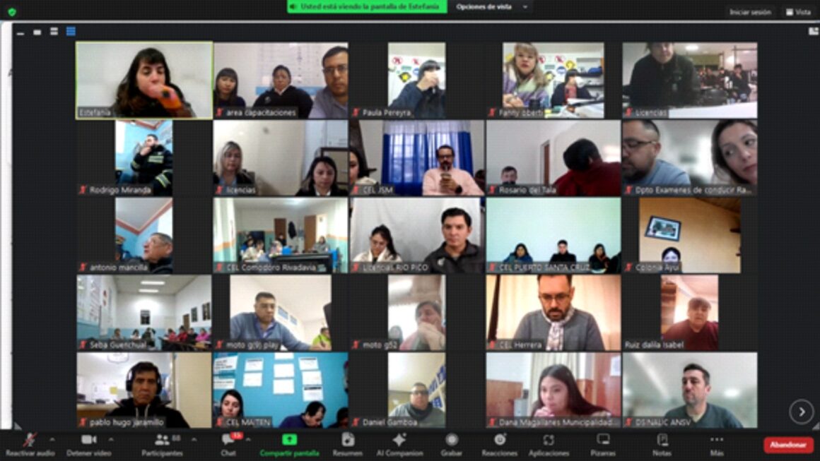 Chubut participó de capacitación sobre normativas viales a nivel patagónico