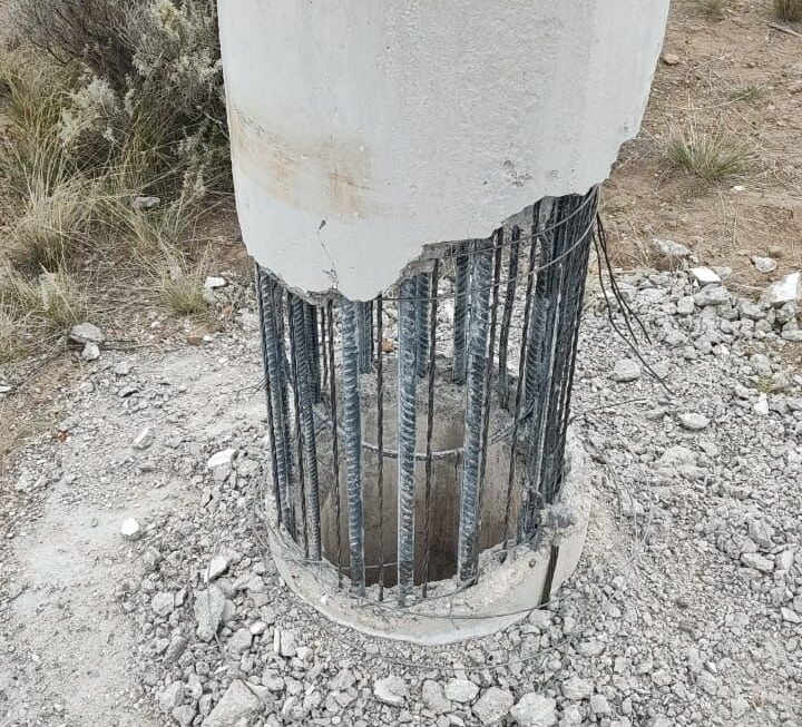 Provincia detectó un nuevo daño a las líneas eléctricas que proveen de energía a Gaiman y Dolavon