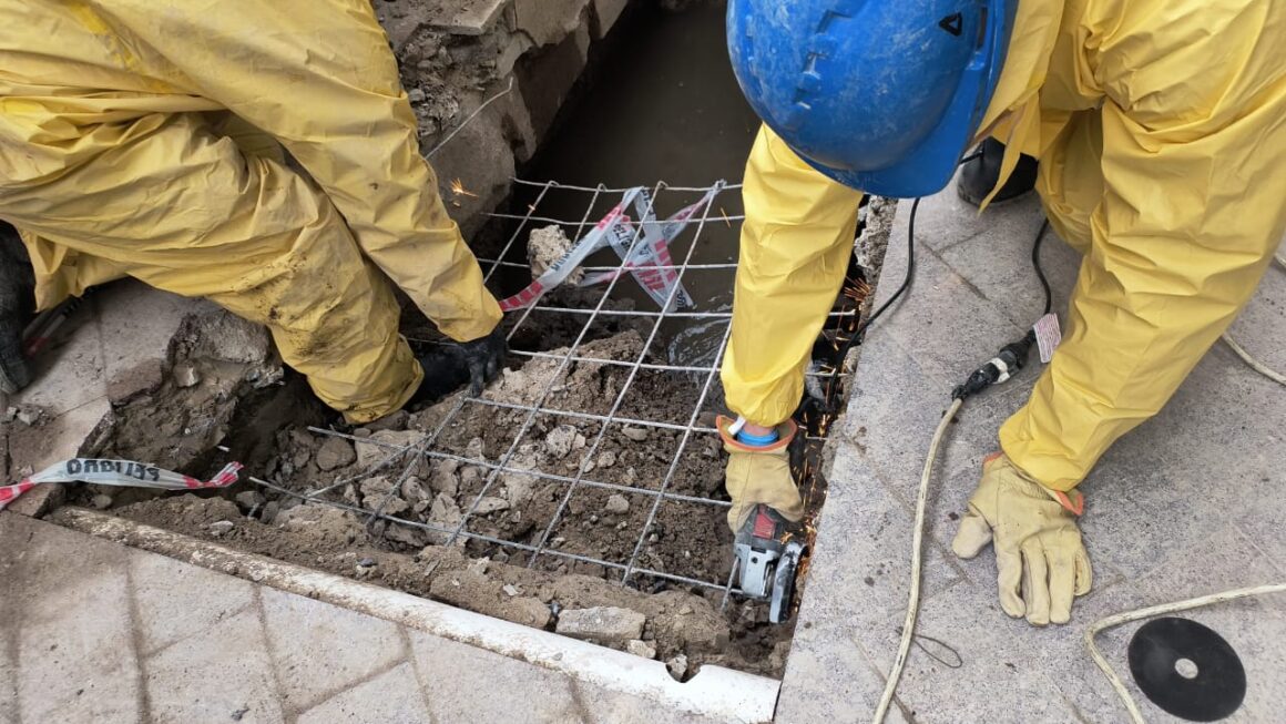 Grave obstrucción cloacal en la zona céntrica