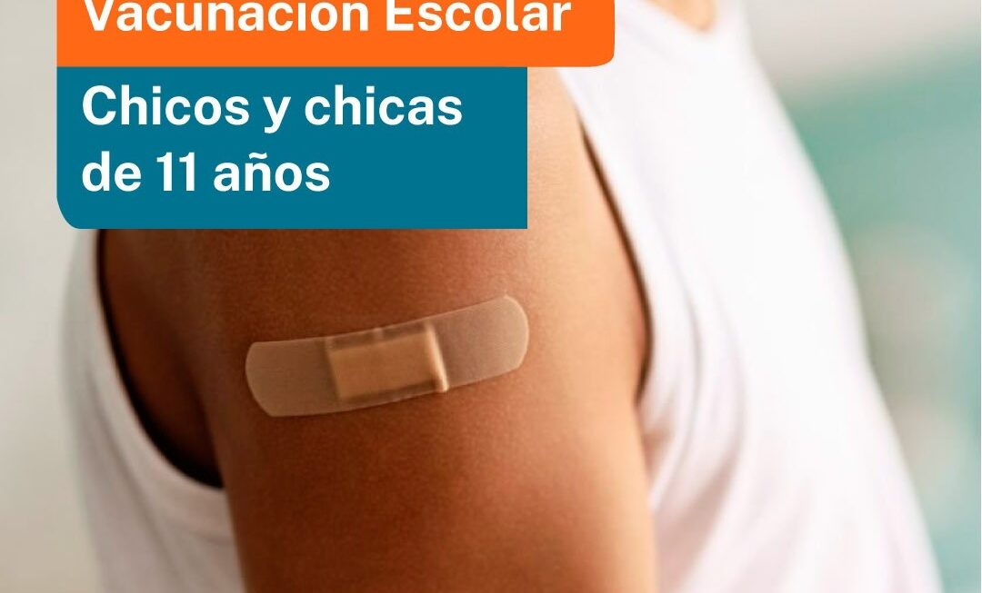 El Gobierno del Chubut recuerda la importancia de completar la vacunación de niñas y niños en edad escolar