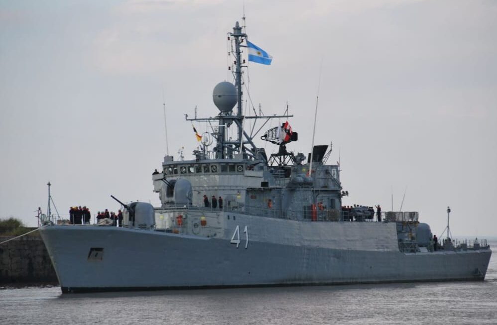 Llega A Madryn La Corbeta Ara Espora