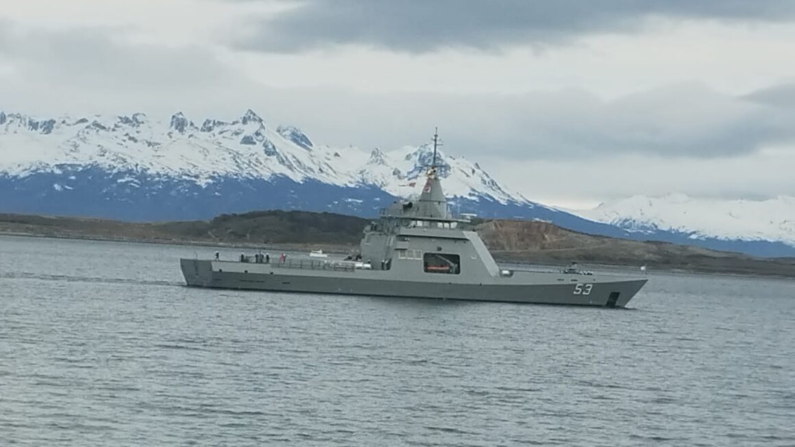 Puerto de Comodoro Rivadavia: el público podrá visitar el patrullero oceánico de la Armada Argentina “Almirante Storni”