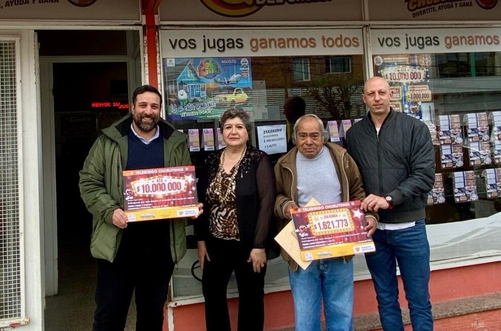 Lotería del Chubut entregó premios por más de 10 millones de pesos