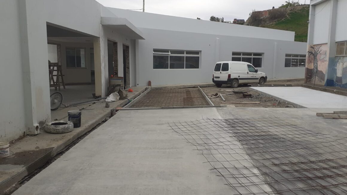 El Gobierno del Chubut continúa a buen ritmo con la ampliación de la Escuela Nº 746 en Comodoro Rivadavia