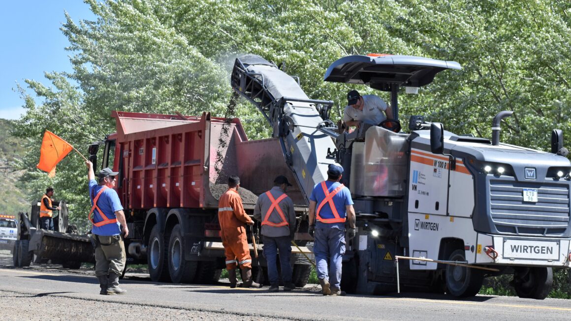 Vialidad Nacional Realiza Trabajos De Mejora De La Calzada En El Acceso Norte A Comodoro Rivadavia