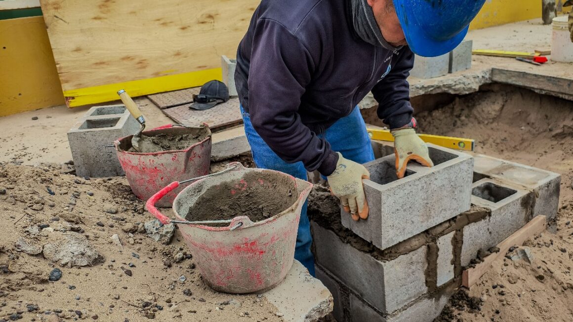 Obras civiles en la zona sur de la ciudad.