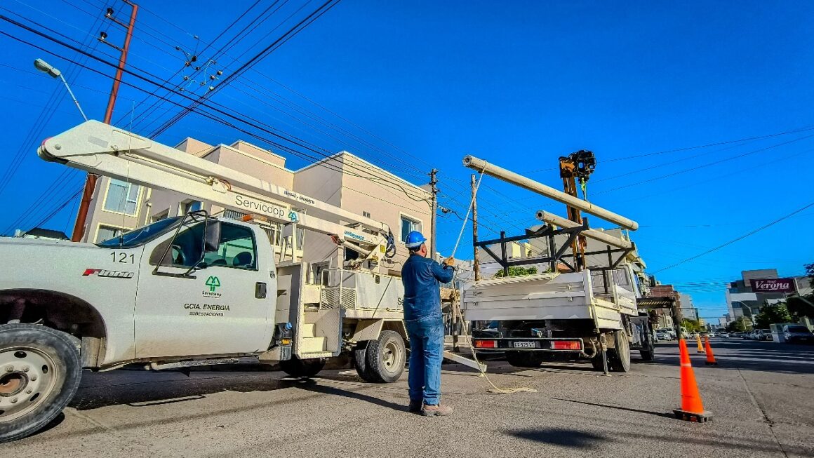 Obras preliminares para instalación de nuevas redes de baja tensión.