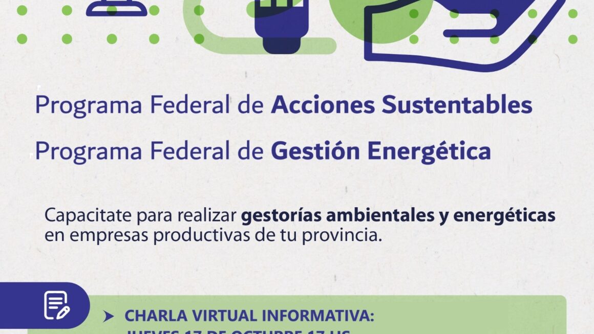Provincia convoca a profesionales y expertos de Chubut a capacitación de gestores ambientales y energéticos