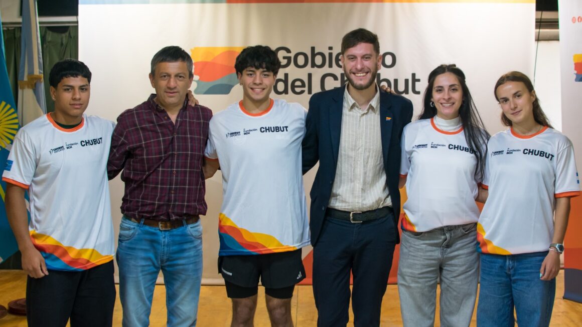 Deportistas de alto rendimiento que presentan a Chubut en el mundo agradecieron el respaldo del Gobierno de la Provincia