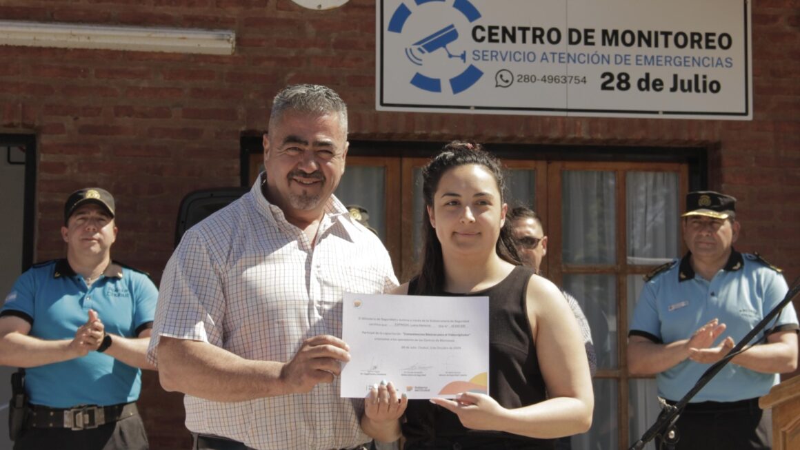 El Gobierno del Chubut inauguró el Centro de Monitoreo en 28 de Julio para fortalecer la seguridad en el valle