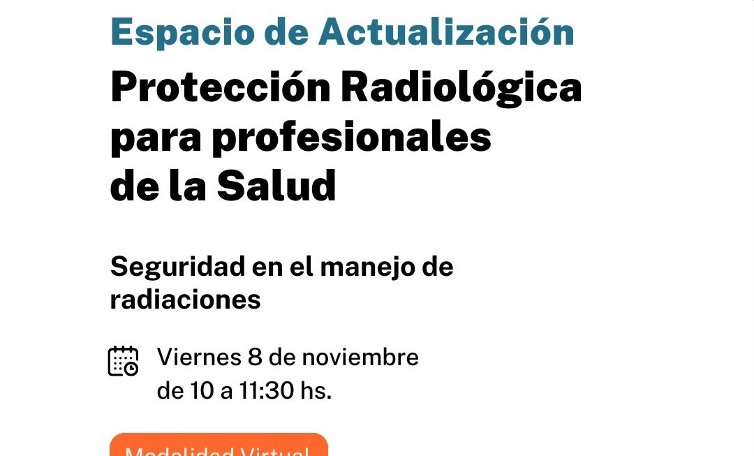 Provincia dictará capacitación sobre Protección Radiológica para profesionales de la salud