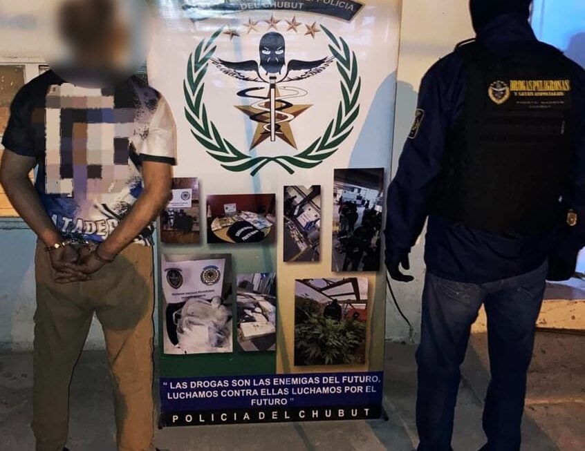 La Policía del Chubut desarticuló puntos de narcomenudeo en Puerto Madryn