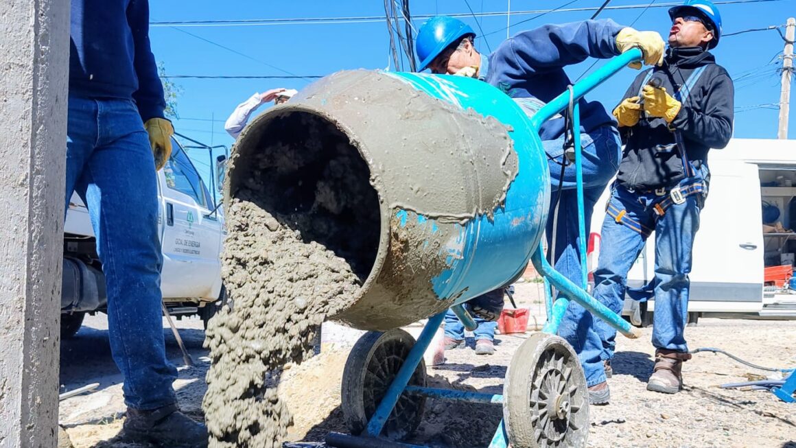 Continúan las obras de energía, sobre la Subestación N °86.