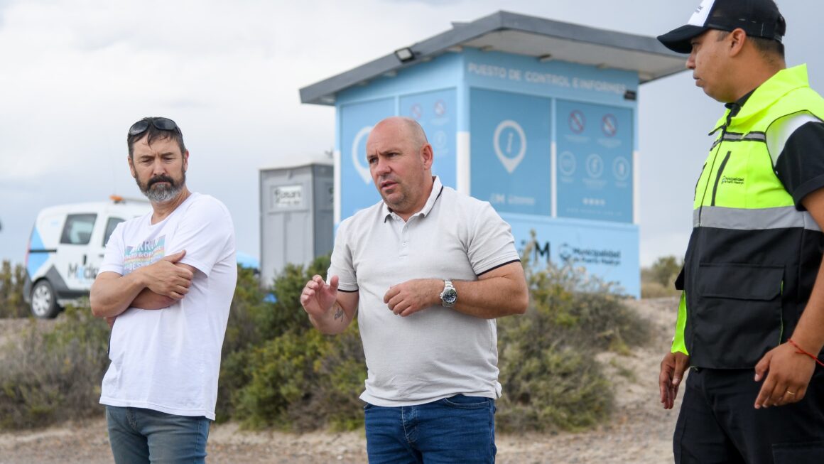 Sastre Supervisó Los Trabajos Que Se Están Realizando Para Avanzar En El Ordenamiento De Playa Paraná