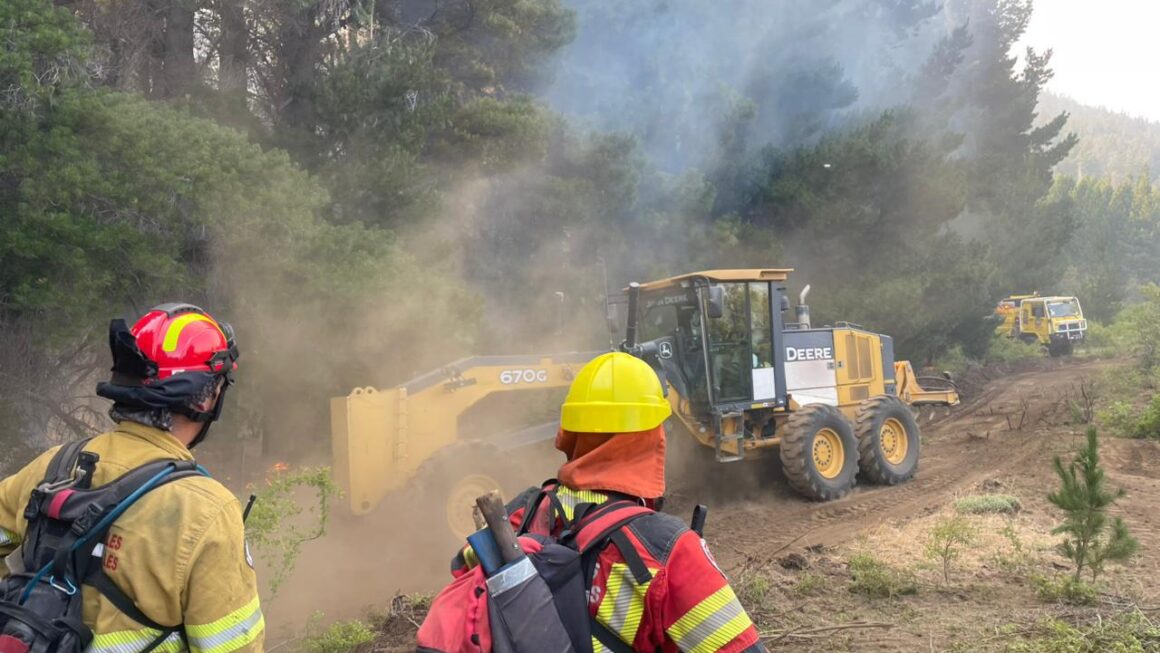 Torres anunció que el incendio en la zona de Los Cipreses está circunscripto