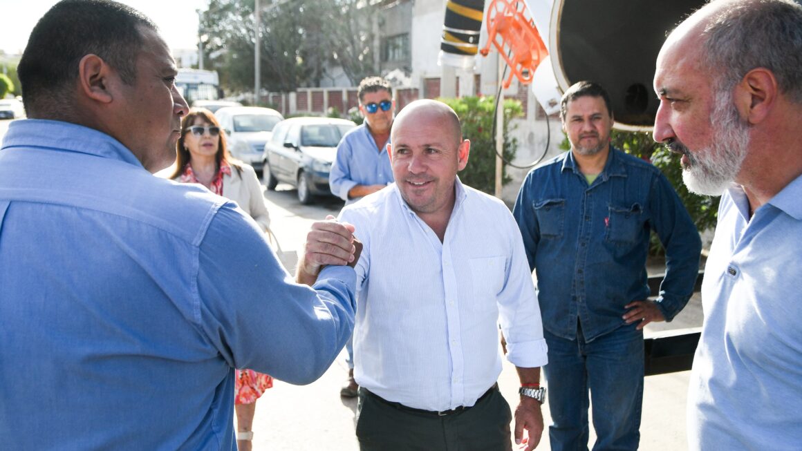 El Intendente Destacó La Inversión Realizada Para Comprar Un Nuevo Camión Desobstructor Para Puerto Madryn