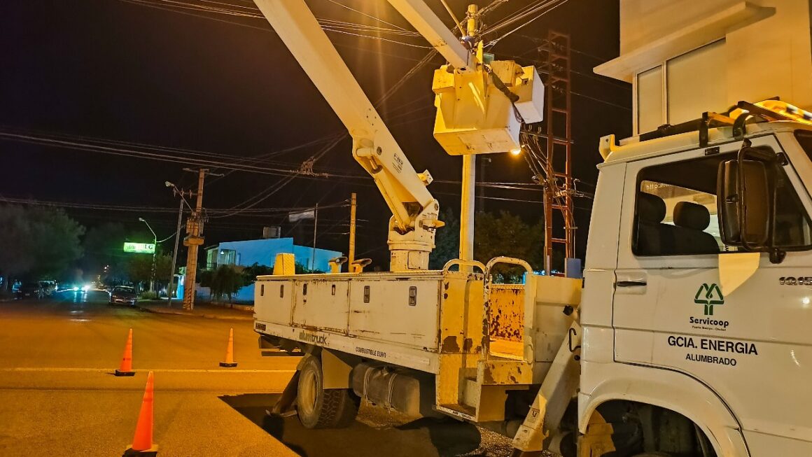 Mantenimiento del alumbrado, en horas nocturnas