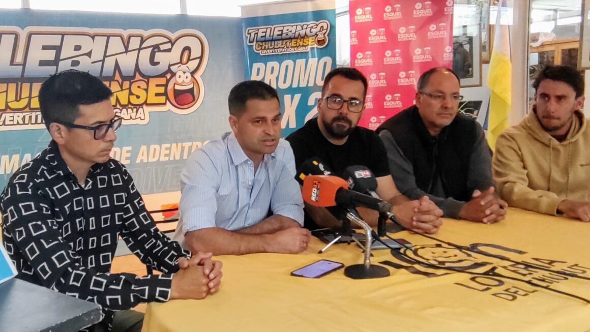 Lotería del Chubut presentó el Telebingo que se sorteará en el aniversario de Esquel