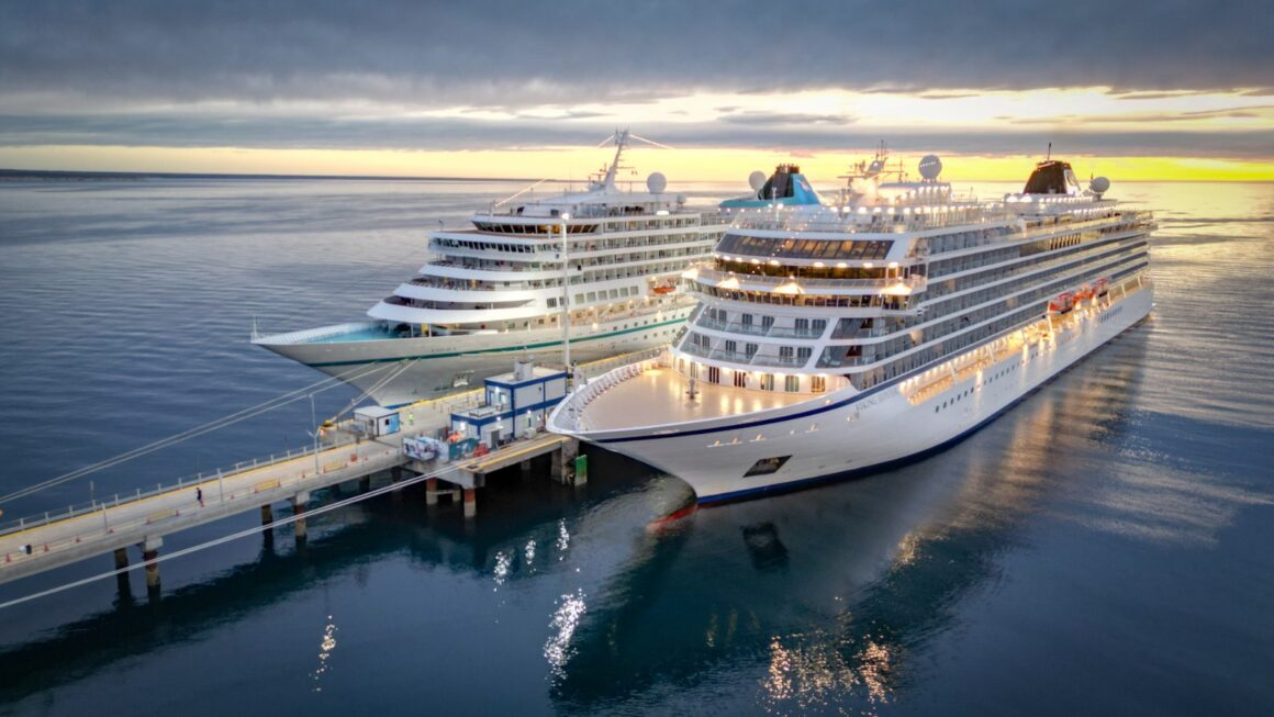 Dos cruceros arribaron a Chubut en una nueva jornada de intensa actividad portuaria