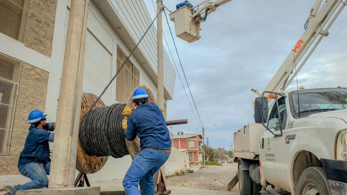 Ampliación del tendido eléctrico de baja tensión.