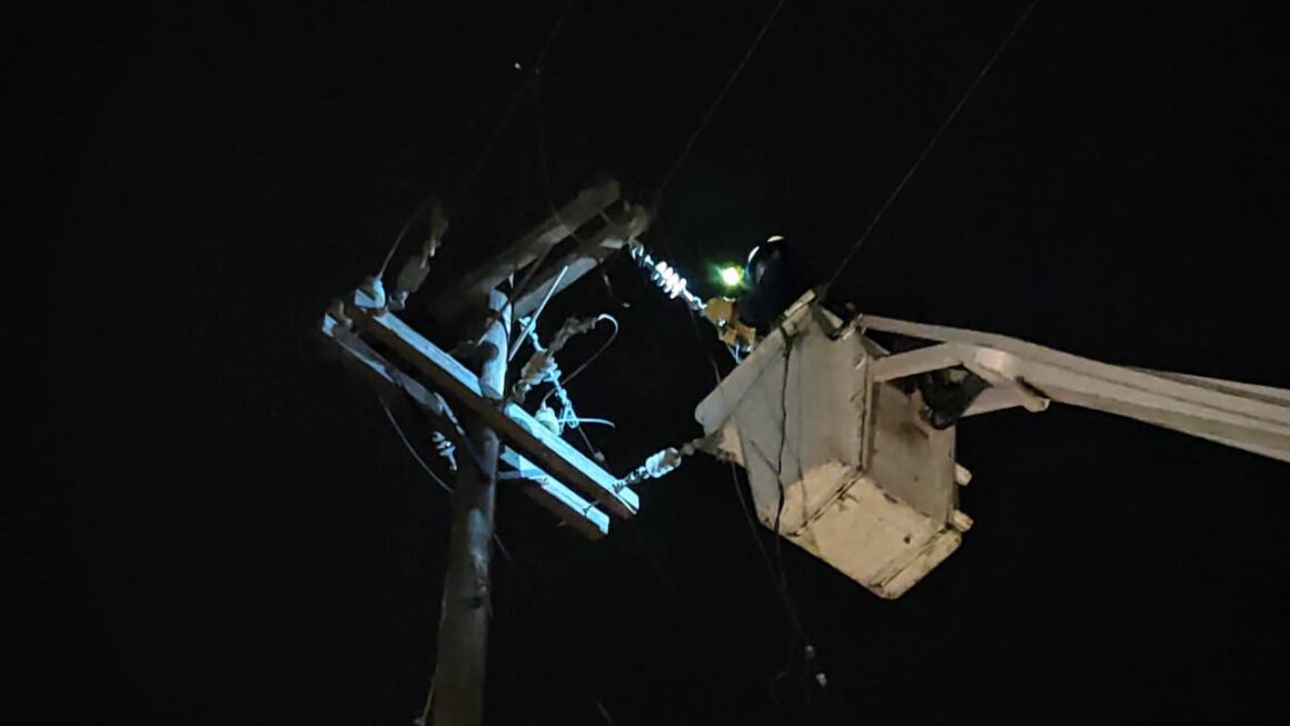 Corte imprevisto de energía en la zona sur