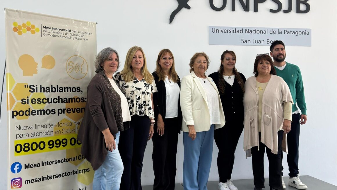 Mesa Intersectorial para el Abordaje del Suicidio firmó convenio con la Universidad Nacional de la Patagonia