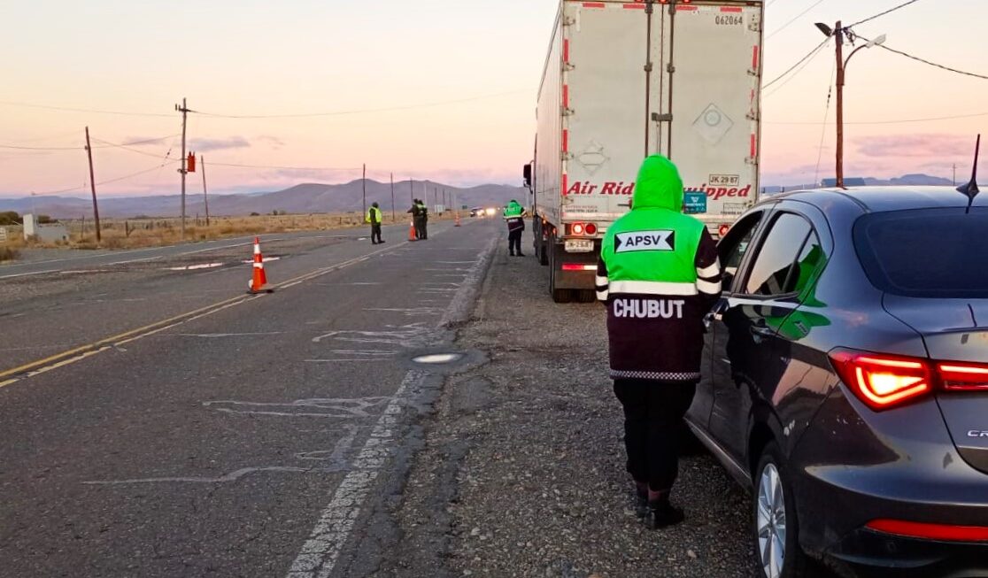 El Gobierno del Chubut controló más de 9.500 vehículos y retiró de circulación a 48 conductores alcoholizados durante el fin de semana