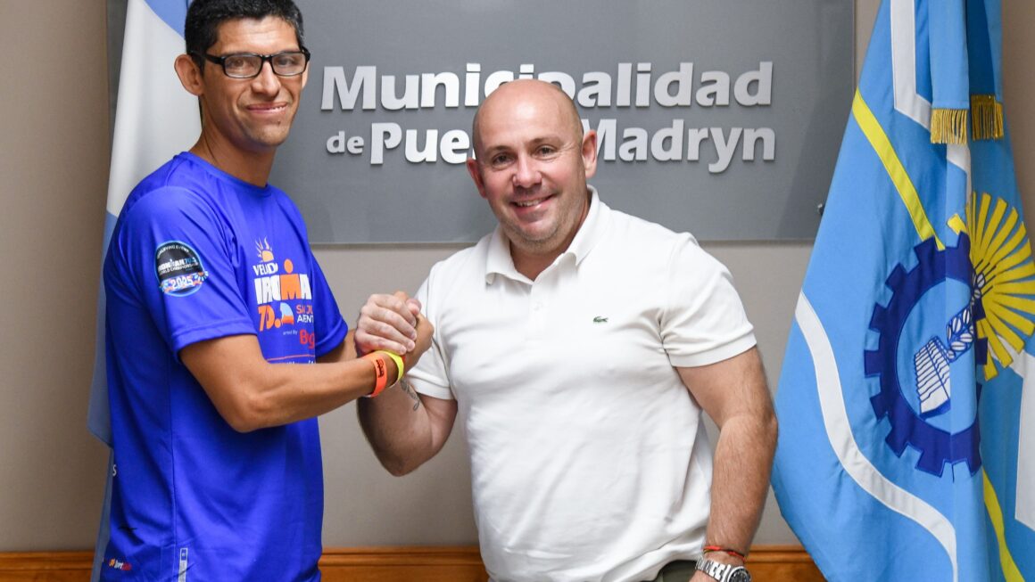 Sastre Recibió A Marcos Paves: “sos Un Orgullo Para Los Madrynenses”