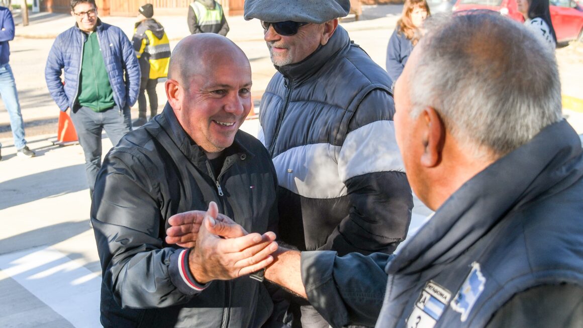 El Intendente Inauguró La Pavimentación De La Calle San Martín