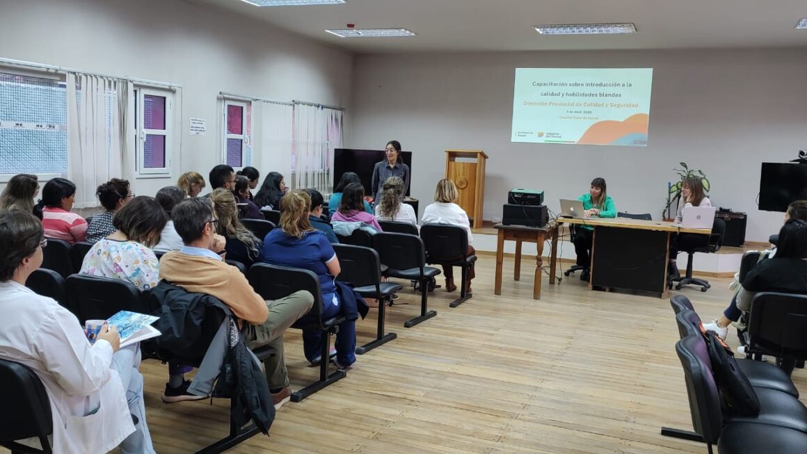 El Gobierno Provincial capacita a equipos de salud de hospitales cabecera en Calidad y Seguridad del Paciente