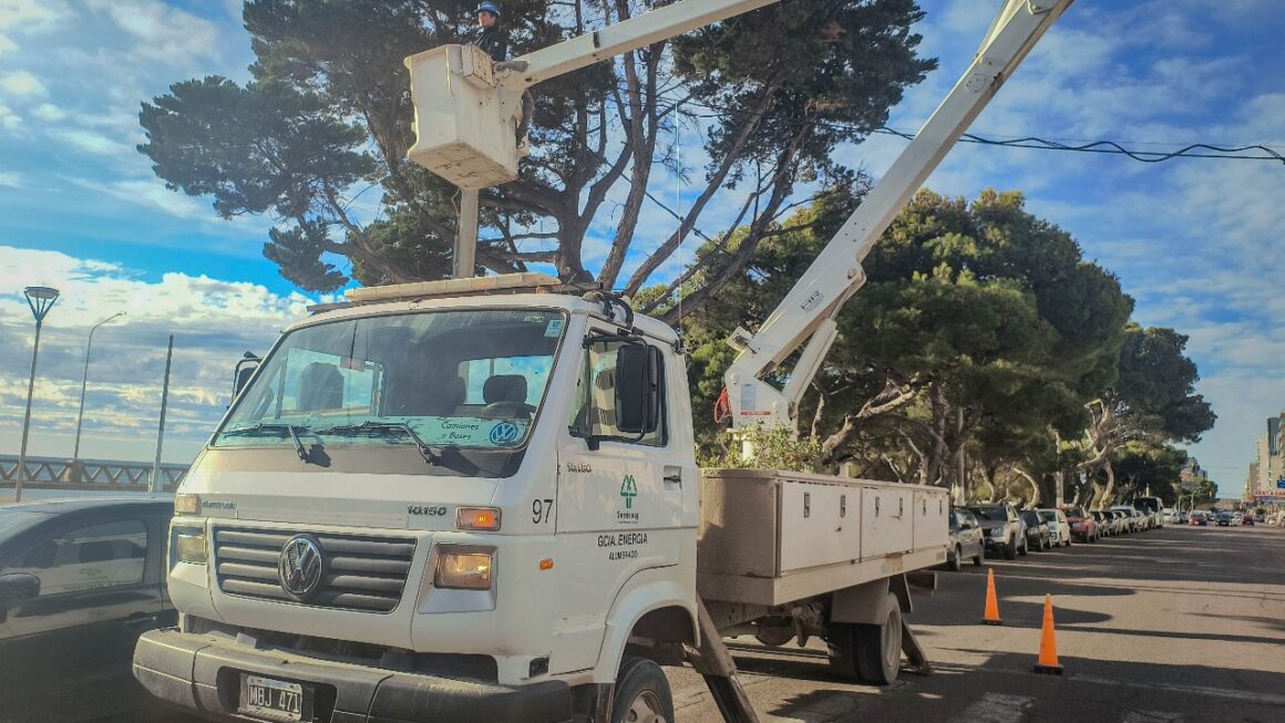 Mantenimiento del alumbrado en la zona céntrica