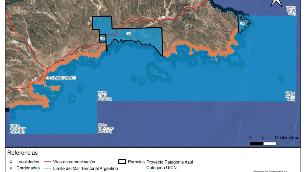 El Gobierno del Chubut crea una nueva Área Natural Protegida: el Parque Provincial Patagonia Azul